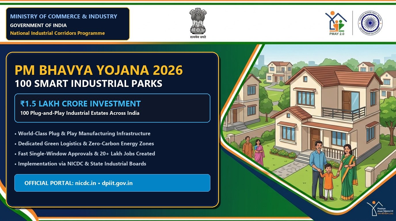 PM BHAVYA Yojana Industrial Parks 2026 Scheme Guidelines and Benefits